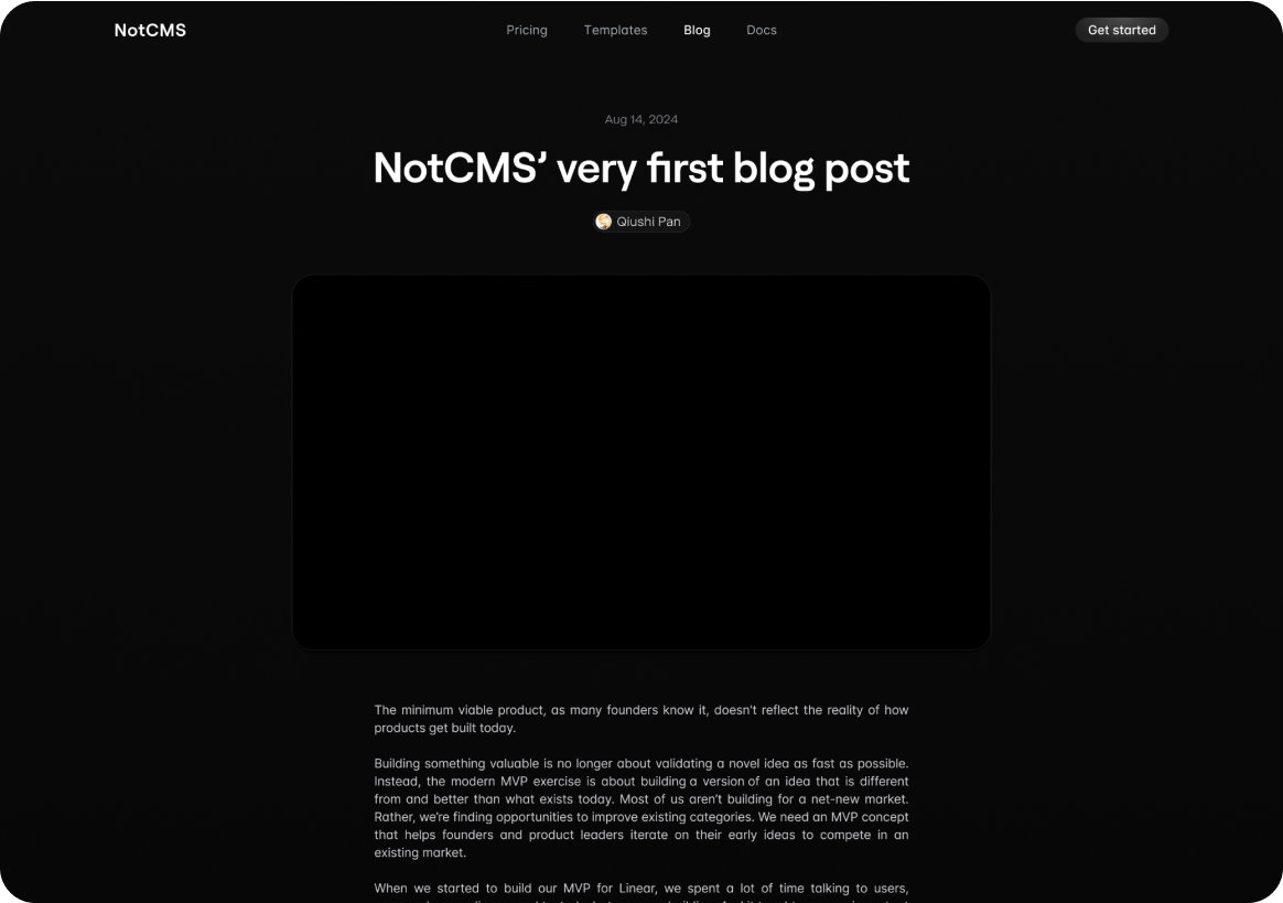 Simple Blog Template